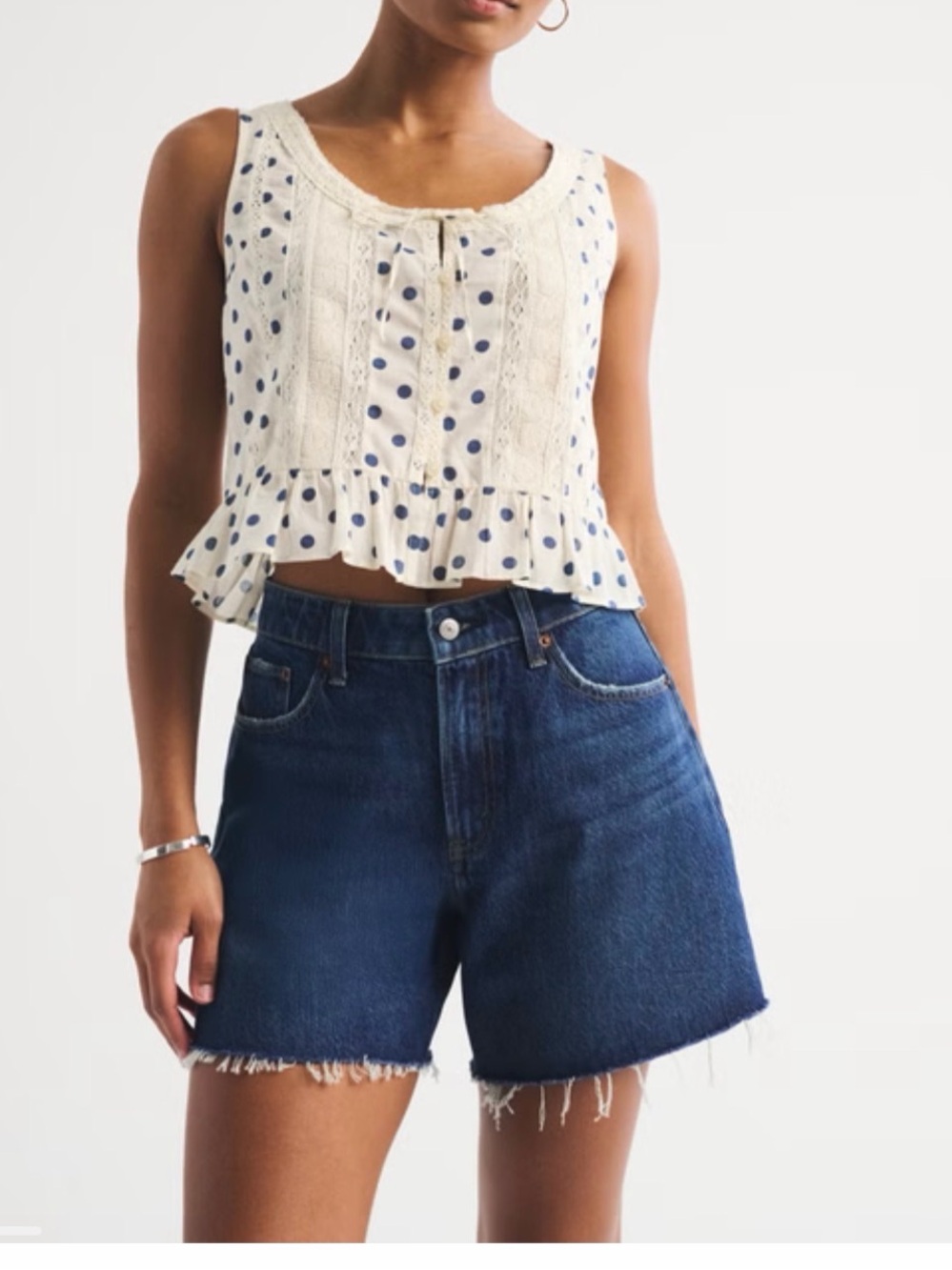 Abercrombie & Fitch Curve Love High Rise Loose Short